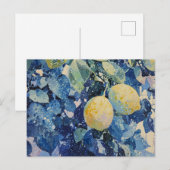 Zitronen Postkarte (Vorne/Hinten)