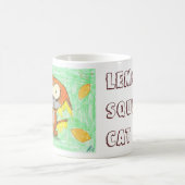 Zitronen-Pressungs-Katze Kaffeetasse (Mittel)