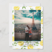 Zitronen | SAVE THE DATE (Vorderseite)