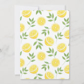 Zitronen | SAVE THE DATE (Rückseite)