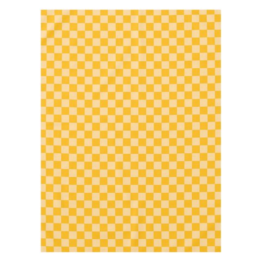 Zitronen-Schaum-Karo-Schachbrettmuster Tischdecke (Vorderseite)