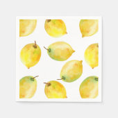 Zitronen Serviette (Vorderseite)