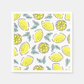 Zitronen Serviette (Vorderseite)