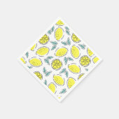 Zitronen Serviette (Ecke)