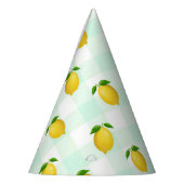 Zitronen Sommer Geburtstag Partyhütchen (Links)