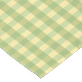 Zitronen-Sommer-Gingham-Tischdecke Tischdecke (Schrägansicht)