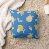 Zitronen Sommer Kissen (Decke)