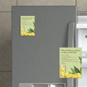 Zitronen-Sommer-Mojito-Rezept-Magnet Magnet