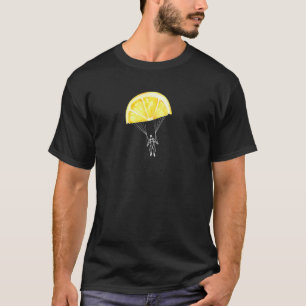 Zitronen Sommer Sonne Fallschirmspringen Fallschir T-Shirt