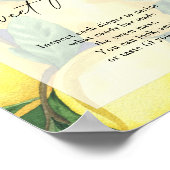 Zitronen - Stellen Sie sich das süße Durcheinander Poster (Ecke)