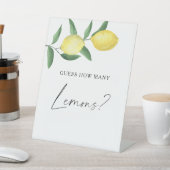 Zitronen - Stellen Sie sich vor, wie viele Zitrone Sockelschild (In SItu)