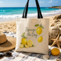 Zitronen-Tasche 'Squeeze the Day'