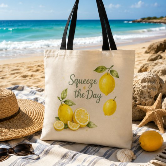 Zitronen-Tasche 'Squeeze the Day' Tasche