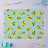 Zitronen Teal Seidenpapier (Basteln)
