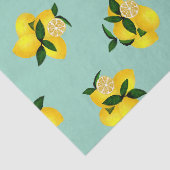 Zitronen Teal Seidenpapier (Detail)