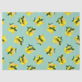 Zitronen Teal Seidenpapier (Vorderseite)