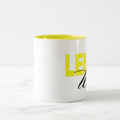 Zitronen-Tee Zweifarbige Tasse (Mittel)