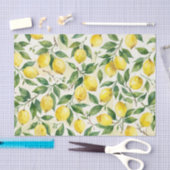 Zitronen-Themen-Tissue-Papier Seidenpapier (Handwerk)