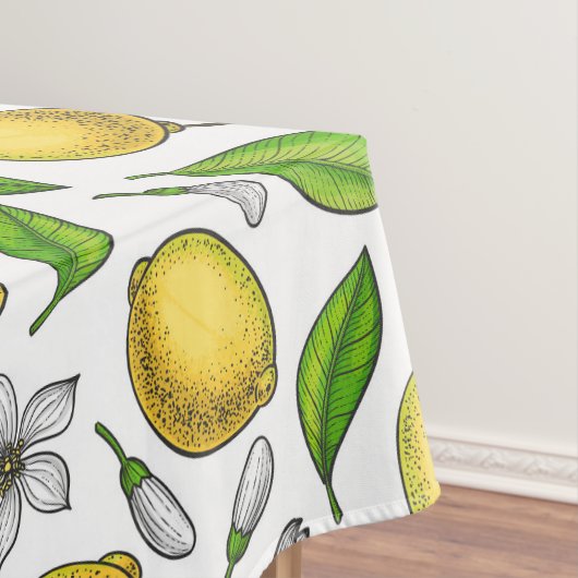 Zitronen Tischdecke (Beispiel)