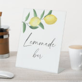 Zitronen - Trinkplakat Sockelschild (In SItu)