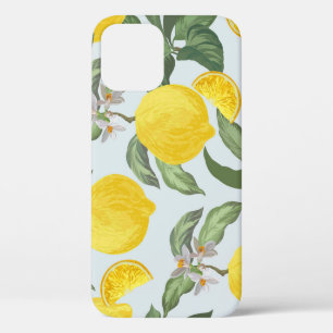 Zitronen-Tropenfrucht-Vintage-Muster Case-Mate iPhone Hülle