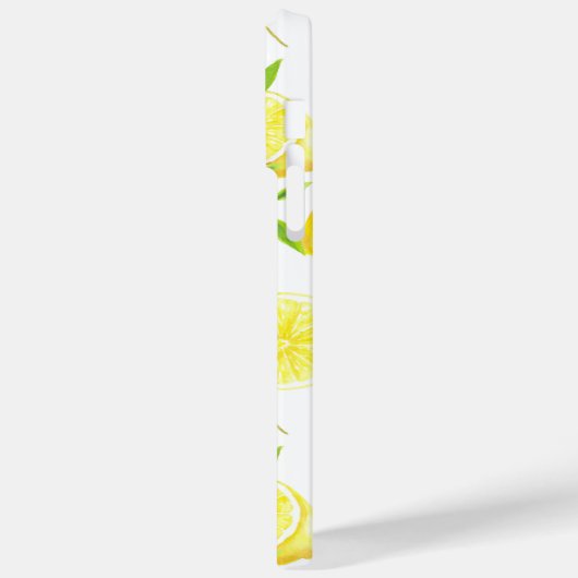 Zitronen und Blätter Case-Mate iPhone Hülle (Rückseite / Links)