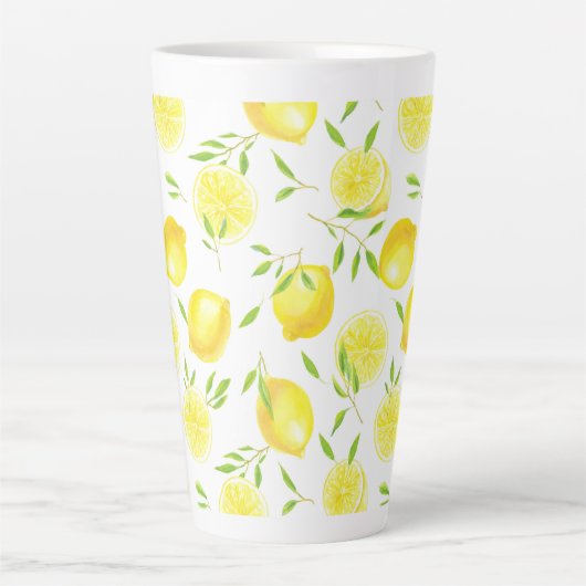 Zitronen und Blätter Milchtasse (Vorderseite)