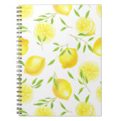 Zitronen und Blätter Notizblock (Vorderseite)