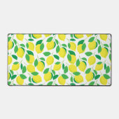 Zitronen und Blätter Schreibtischunterlage (Vorderseite)