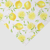 Zitronen und Blätter Seidenpapier (Ausschnitt)
