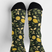 Zitronen und Blätter Socken (Oben)