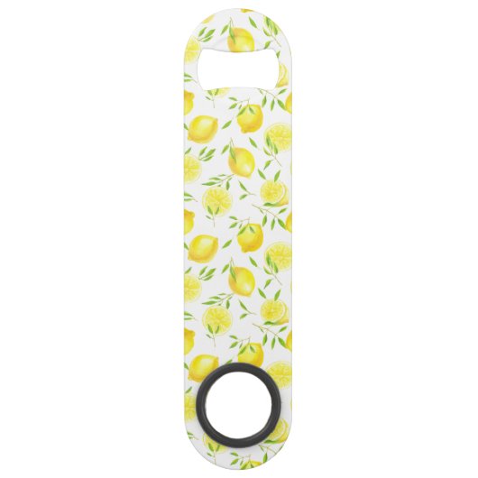 Zitronen und Blätter Speed Flaschenöffner (Vorderseite)