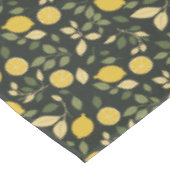 Zitronen und Blätter Tischdecke (Schrägansicht)
