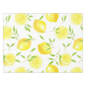 Zitronen und Blätter Tischdecke (Vorderseite (Horizontal))