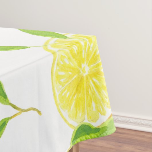 Zitronen und Blätter Tischdecke (Beispiel)