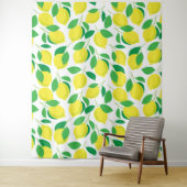 Zitronen und Blätter Wandteppich (Beispiel)