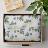 Zitronen- und Blueberries-Papiere Seidenpapier (Geschenk)