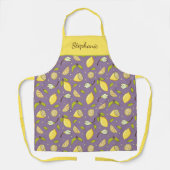 Zitronen und Blume Schürze (Vorderseite)