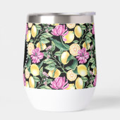 Zitronen und Blütenmuster | Citrus Monogram (Links)