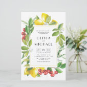 Zitronen und Cranberries Botanische Probe Abendess (Stehend Vorderseite)