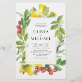 Zitronen und Cranberries Botanischer Polterabend (Vorderseite)