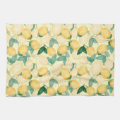 Zitronen und Grüne Küche Geschirrtuch (Horizontal)