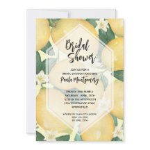 Zitronen und Grünes Brautparty