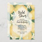 Zitronen und Grünes Brautparty Einladung (Vorne/Hinten)