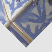 Zitronen und Lavender Blue Tile Stillleben Seidenpapier (Ausschnitt)