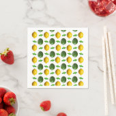 Zitronen und Limes Napkins Serviette (Beispiel)