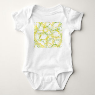 Zitronen und Limes: Neues Muster. Baby Strampler