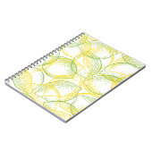 Zitronen und Limes: Neues Muster. Notizblock (Linke Seite)