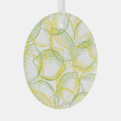 Zitronen und Limes: Neues Muster. Ornament Aus Glas (Vorderseite Rechts)