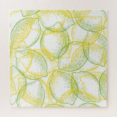 Zitronen und Limes: Neues Muster. Puzzle (Horizontal)